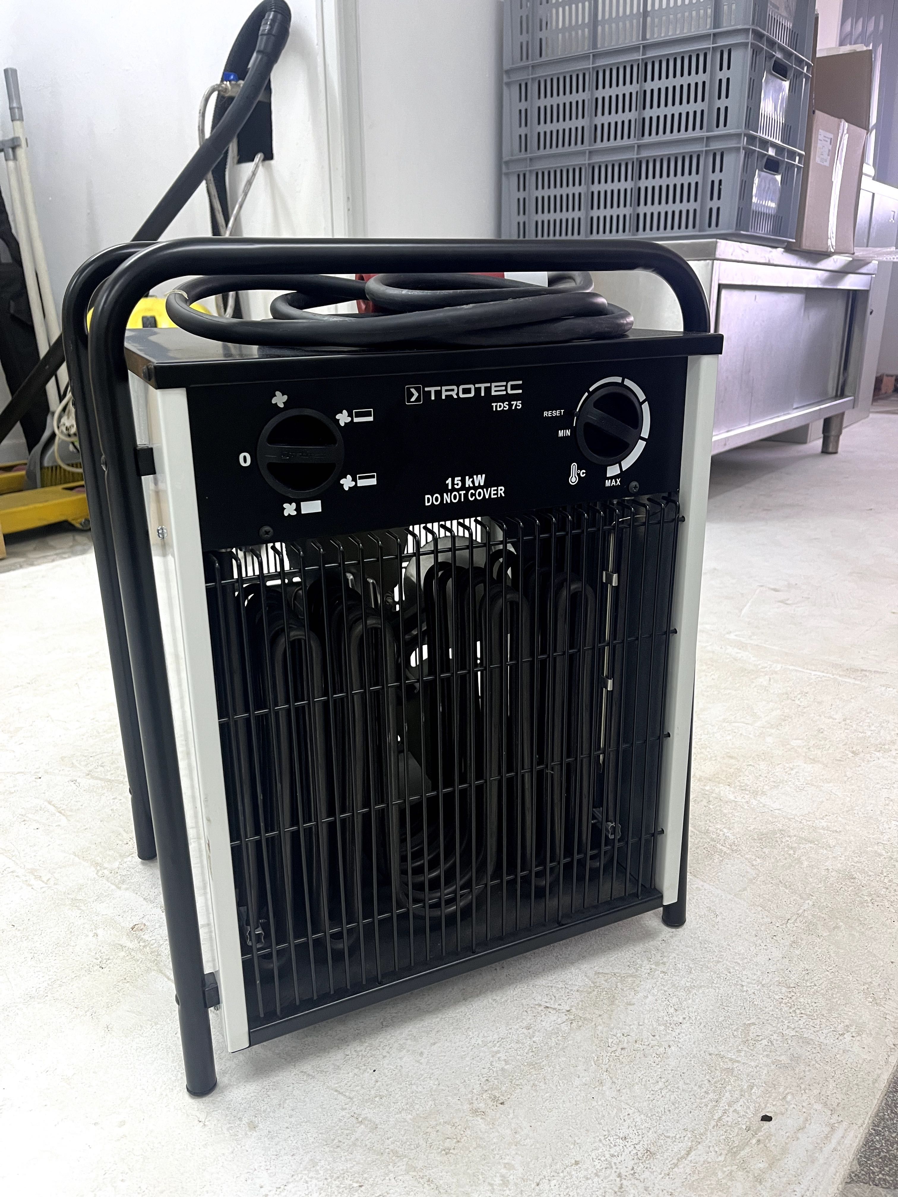 Електрически трифазен калорифер TROTEC TDS 75 15 kW
