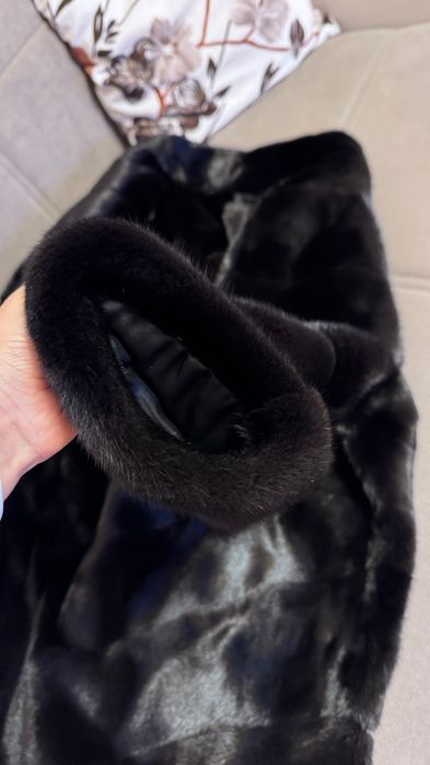 #98 Елегантно Палто от норка.Italy.Естествен косъм.S/M.