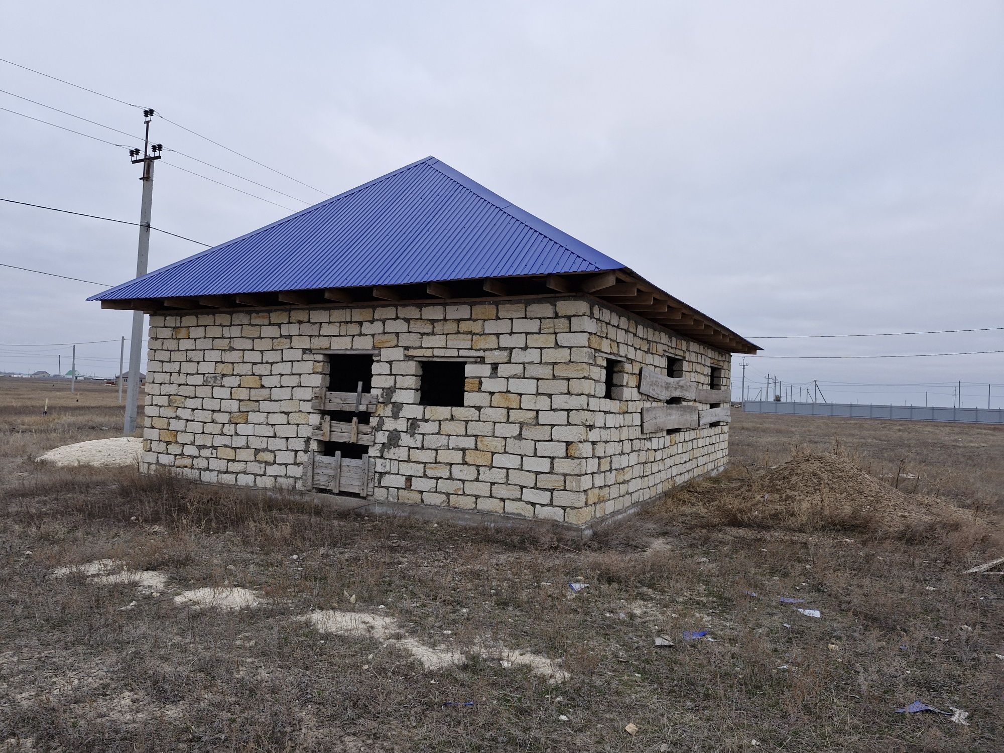 Продаётся недостроенный дом в новом аралтале