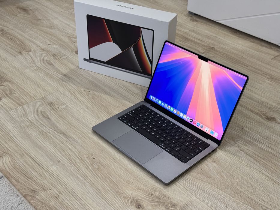 Като Нов 14’Macbook Pro 14/M1 Pro/2021/16GB Ram/512GB SSD/