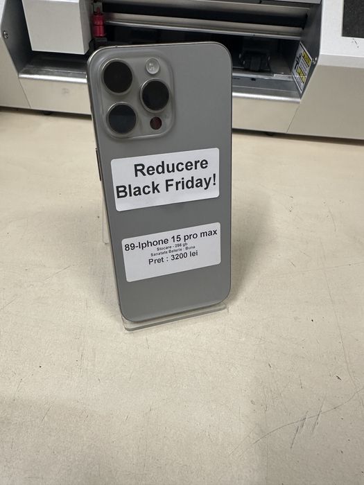 Iphone 15 pro max / 256 gb / REDUCERE BLACK FRIDAY!