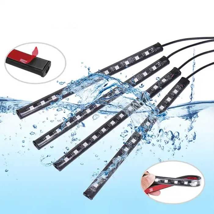 Интериорно осветление за автомобил, 48 LED, 12V