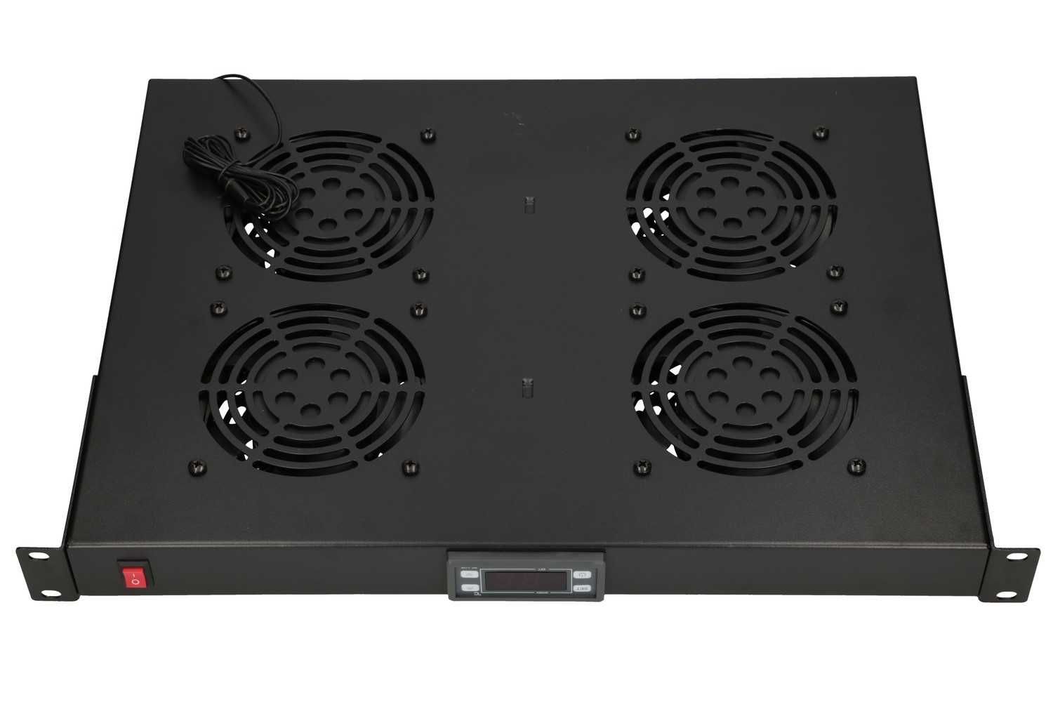 Ventilator Rack Cu Termostat X4, 19"