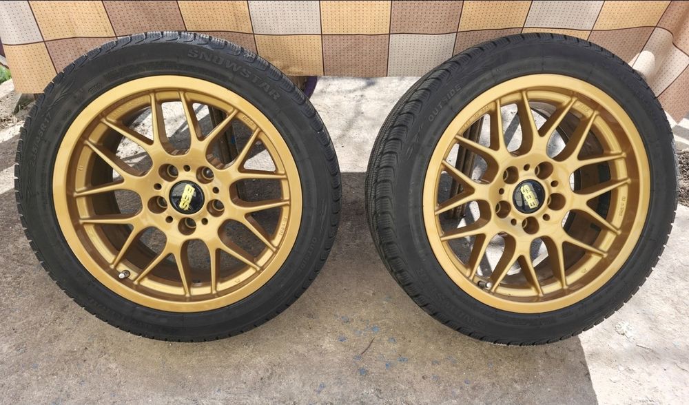 BBS RX203 17" 5x120 с зимни гуми