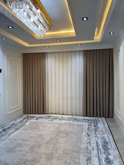 Зангиота 3 хоналик квартира сотилади евро ремонтда