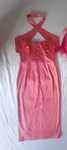 Rochie tip corset cu strasuri legata dupa gat
