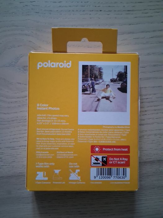 Hartie foto Polaroid Color i-Type Film 8 instant Photos