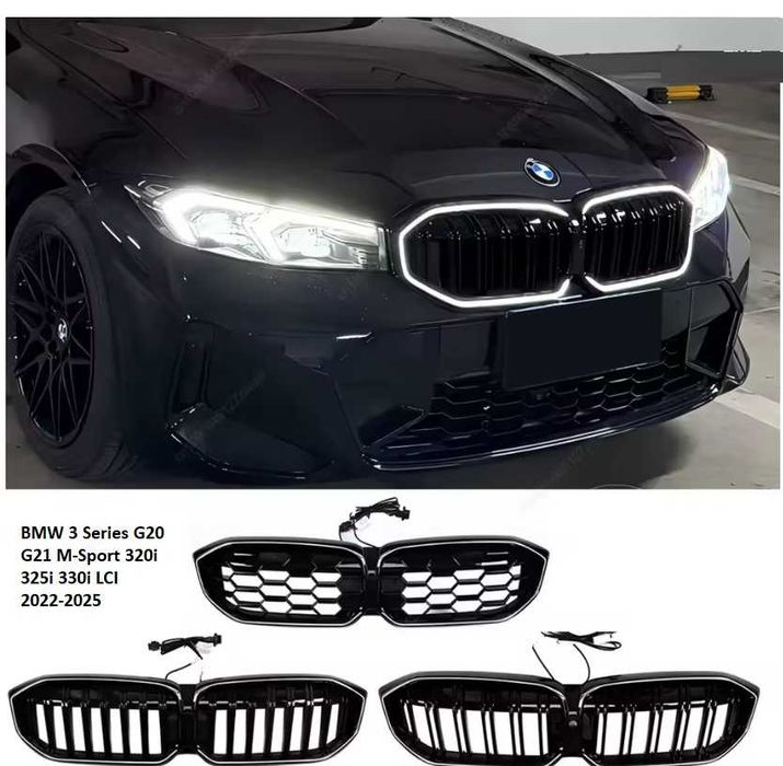 Grile iluminate LED BMW X6, X5, G30 , G20, G06, G05, F10, F30, X3, X4