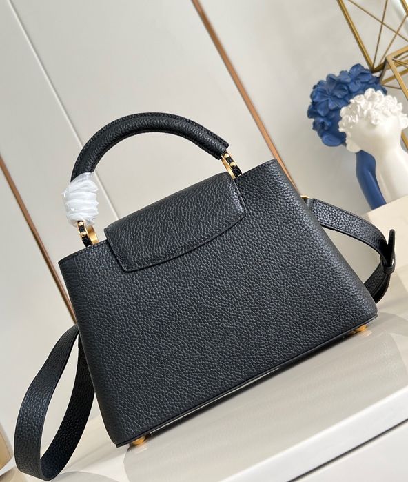 Geanta Louis Vuitton Capucines 27cm negru, Premium