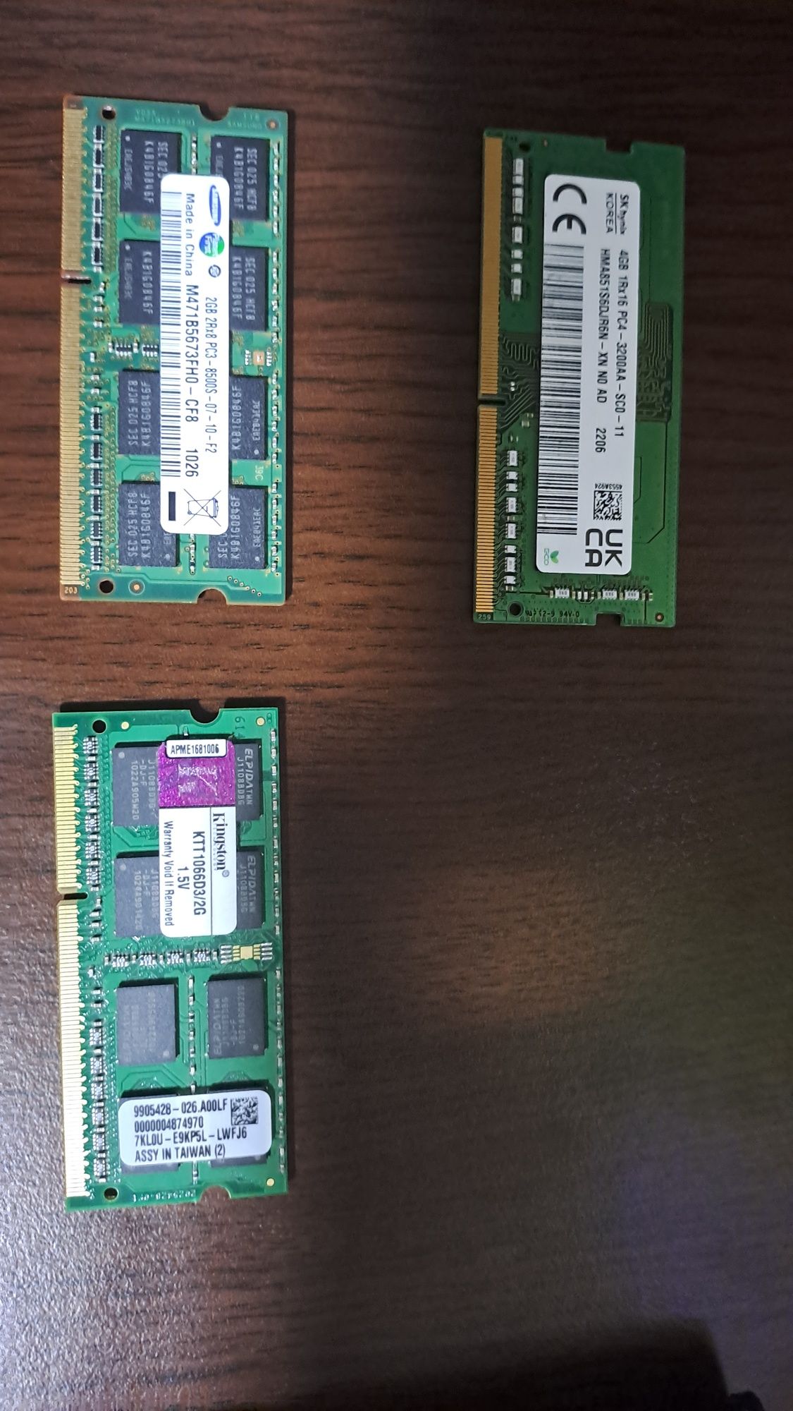 Vand Rami laptop DDR3 si DRR4