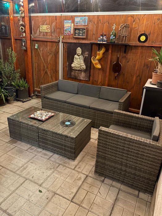 Set mobilier gradina poliratan