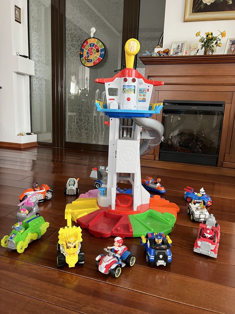 Paw Patrol - camion mare, tableta, vehicule cu sunete si lumini