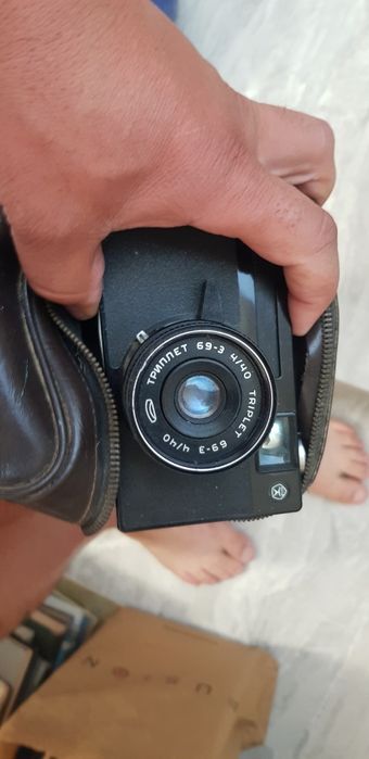Фотоапарат ,руски Триплет,запазен ,в добро състояние69/3,4/40,в кожен