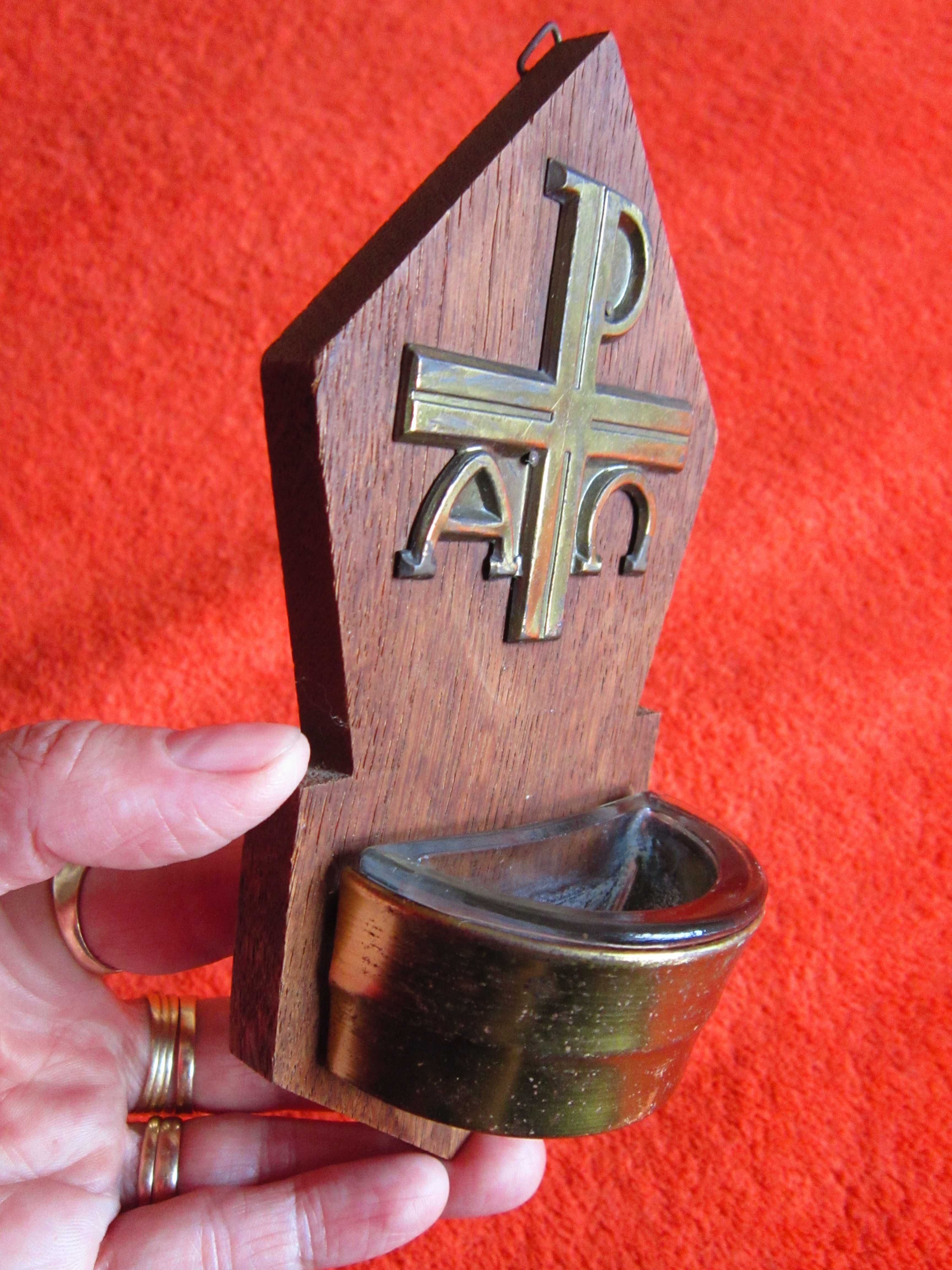 cadou rar colectie Holy Water Decor pt apa sfintita Germania'60