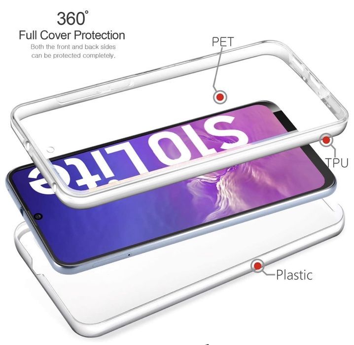 Husa CRYSTAL 360° fata + spate Samsung Galaxy S10 Lite , Note 10 Lite