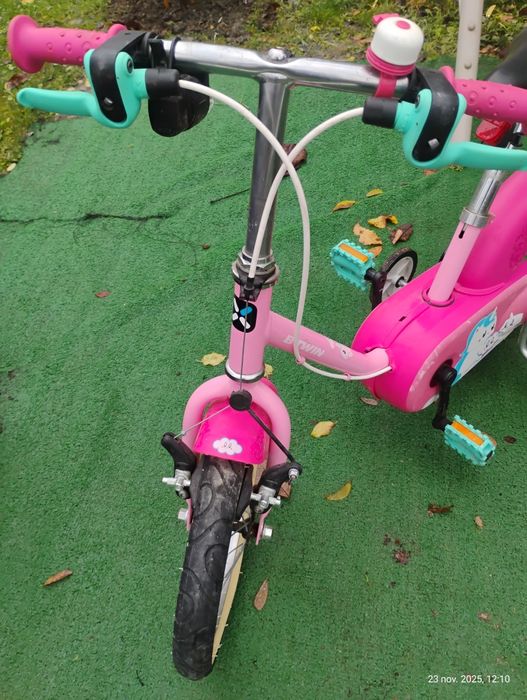 Bicicleta pentru fete BTWIN roz