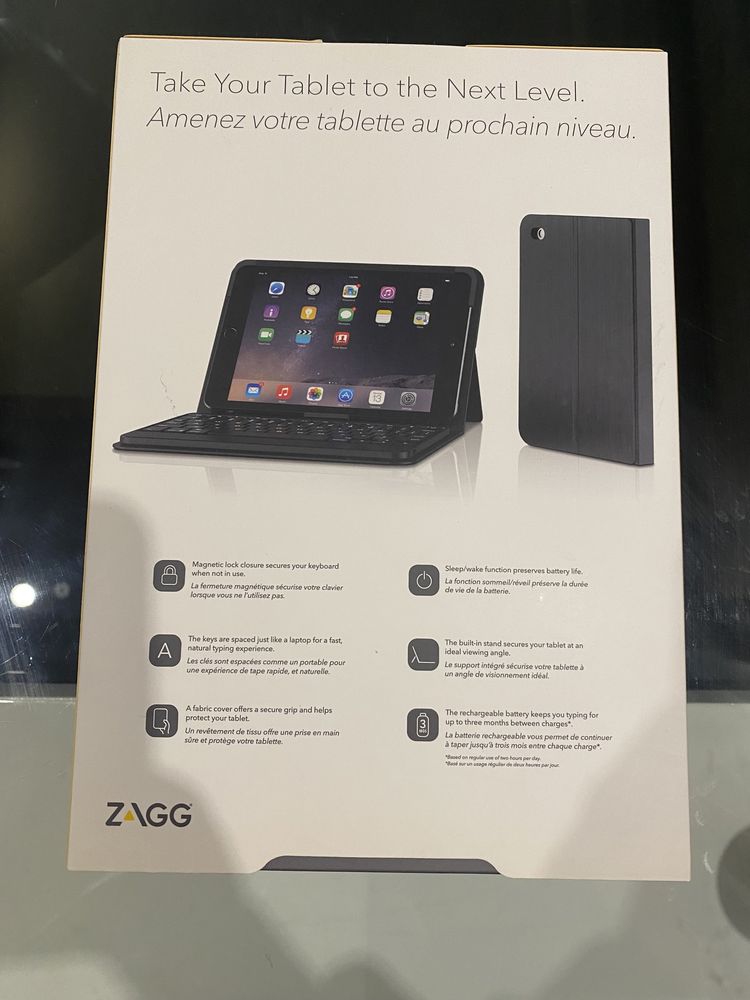 Кейс клавиатура за ipad mini 1,2 и 3 ipad mini 3 zagg messenger