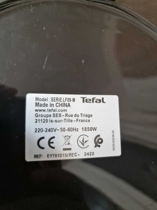 Tefal Easy Fry XXL EY701D15 – 5.6 л, 1850 W, като нов