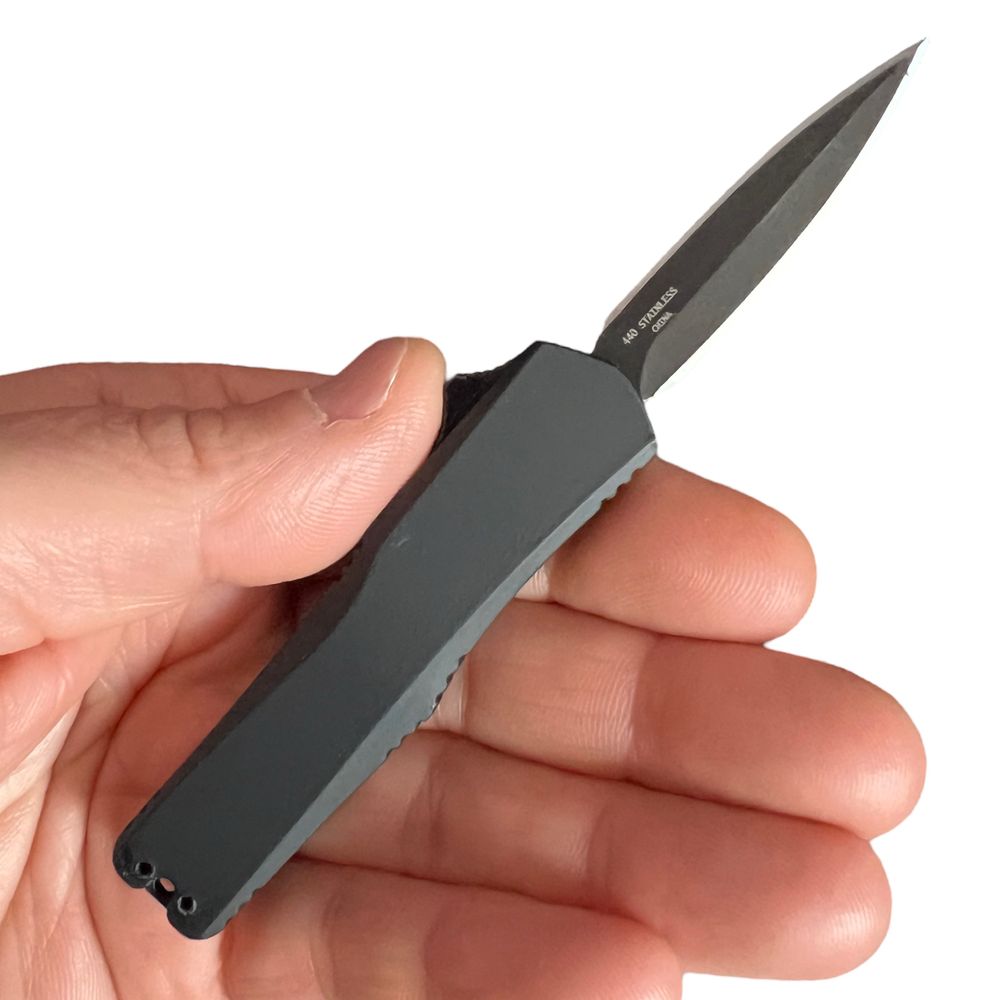 Автоматичен нож мега здрав за оцеляване самозащита лов риболов