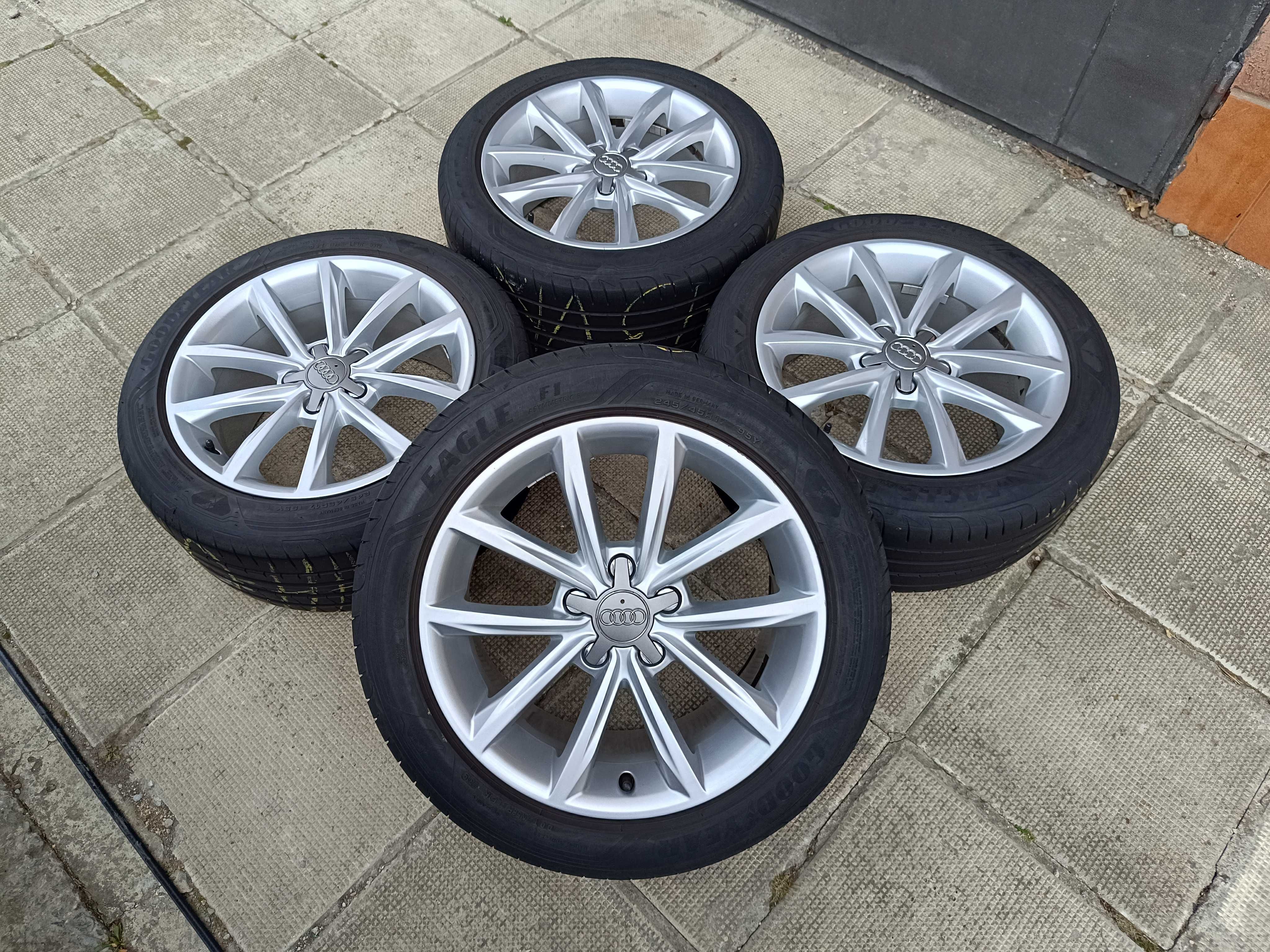 Джанти с летни гуми 17 цола 5x112 АУДИ ТТ / AUDI TT A3 A4 5х112 57,1