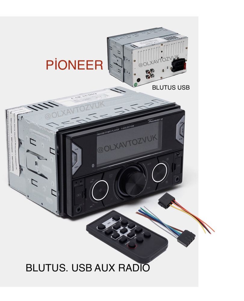 pioneer mafon 725 nusxasi  yangi pioner blutus usb aux radi ovozi zor