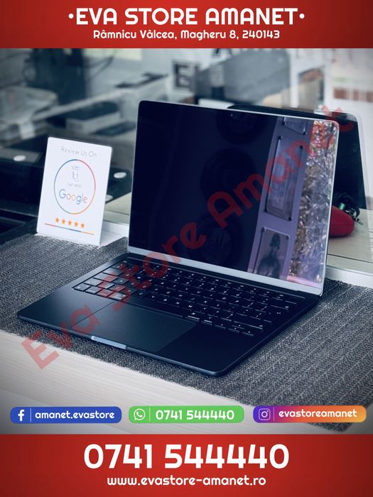 Laptop Apple MacBook Air 13 inch M3 2024 250GB 8GB RAM Garantie 2028