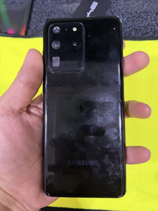 samaung s20 ultra 12.256g holatini oqip tel qlila