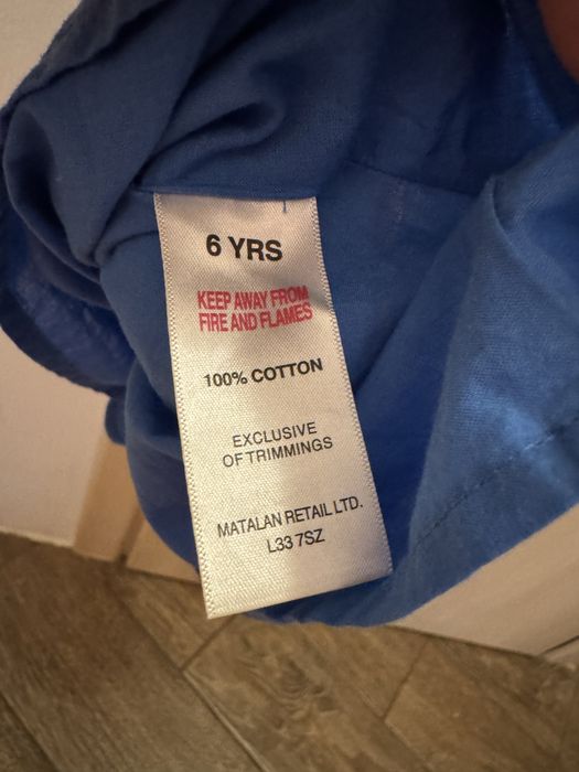 Rochie brodata Matalan Uk 6 ani bumbac