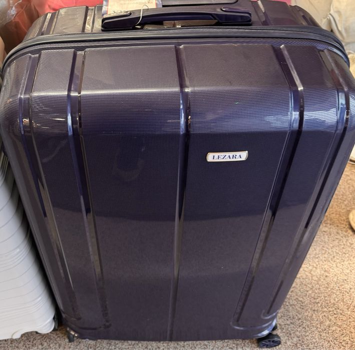 Set de 3 valize bleumarin deschis troler troller NOU