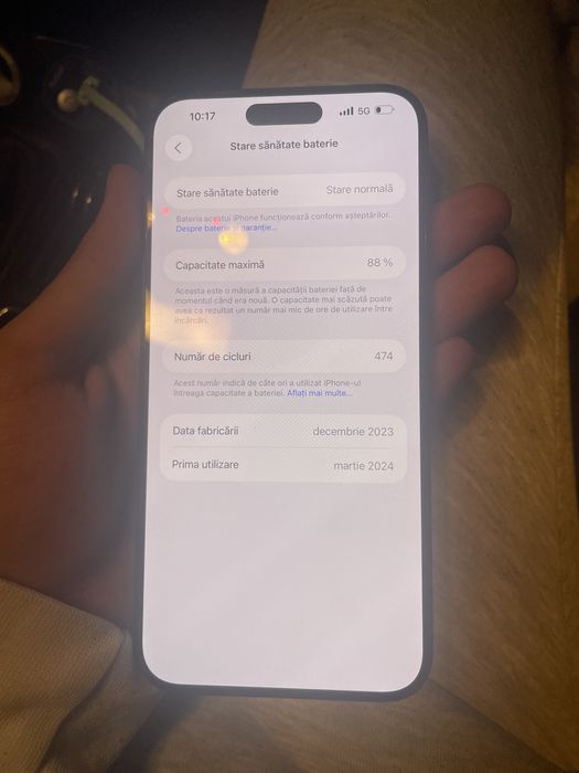 Vand iphone 15 pro max black