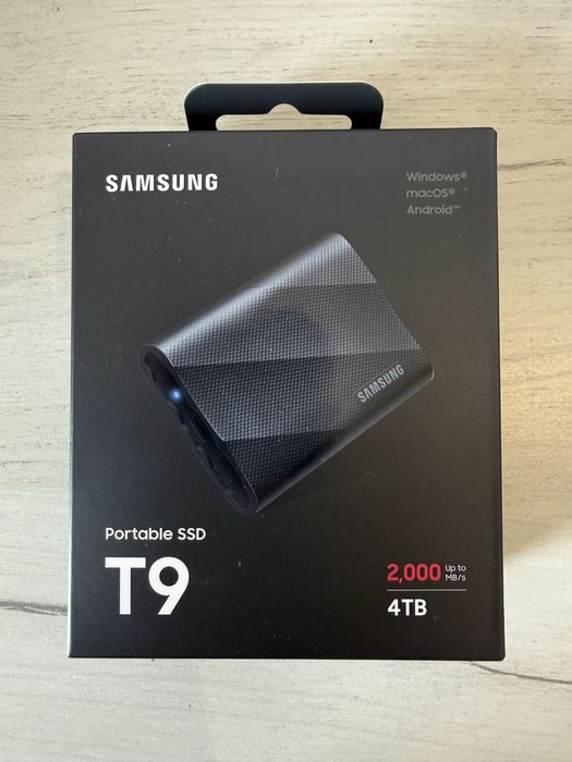 Samsung T9 Portable 4TB Бесплатаная доставка по всему Узбекистану