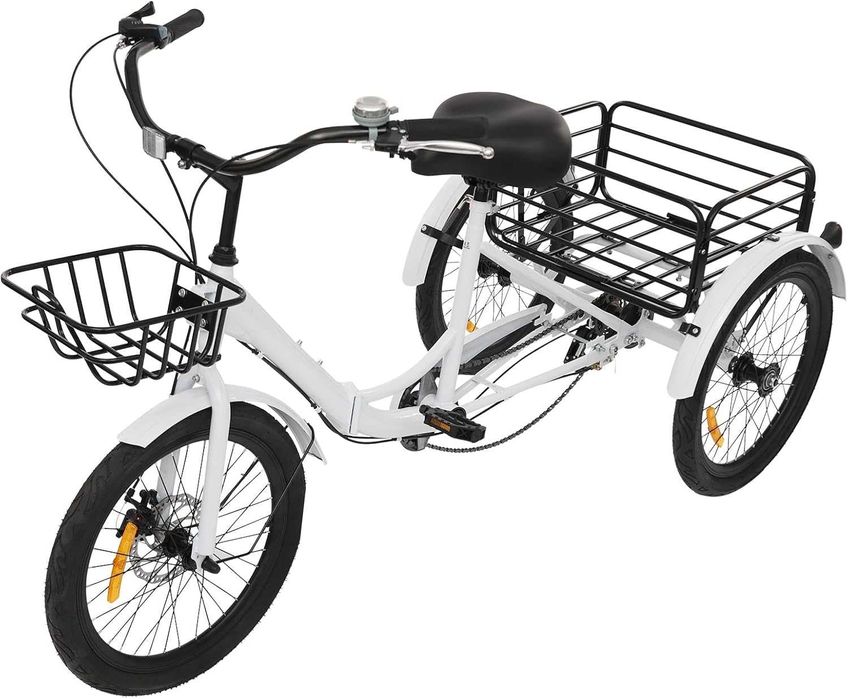 Triciclu pliabil 20 inch adulți,7 viteze