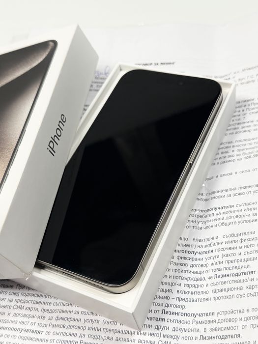 ГАРАНЦИЯ Apple iPhone 15 Pro 128GB 86%BH - Natural Titanium