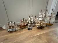 Флотилия от дървени кораби