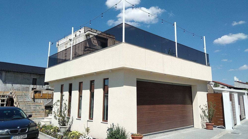 balsutrada din inox cu sticla