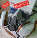 Masca de protectie 3M 6200 completa cu filtre prefiltre capace = 150