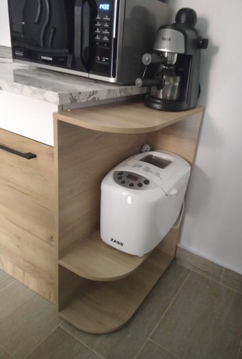 Raft de colt pentru mobila de bucatarie