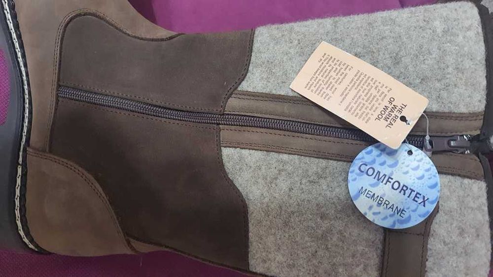 Cizme de la GEKA Sport vanatoare piele +blana lana marimea 42 pret fix