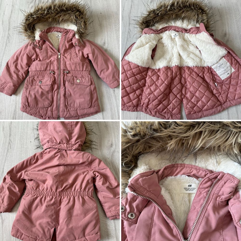 Parka vatuita H&M masura 92 (potrivita 3-4 ani)