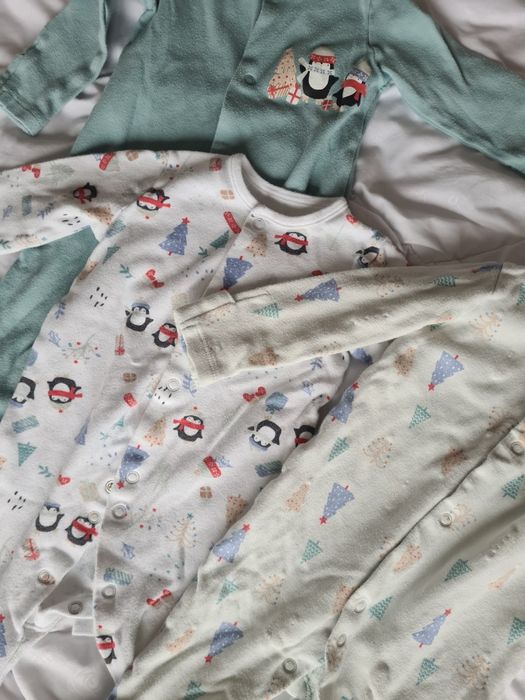 Lot salopete George cu motive de Craciun