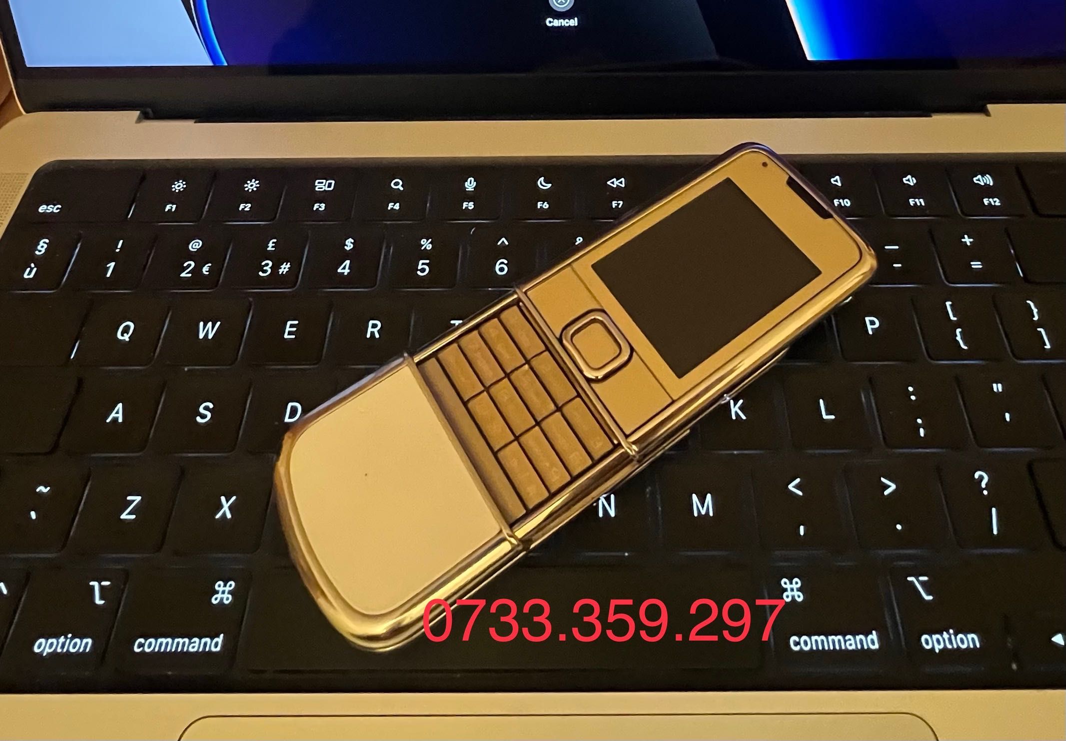Telefon Nokia 8800 ARTE Gold de colectie RARITATE ! 8600luna