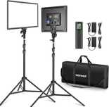 Kit iluminare video LED NEEWER NL-288ARC – 2x45W, cu telecomandă