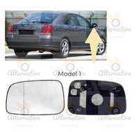 Стъкло за огледало за Toyota Avensis,T250,T270,2003-2012,Авенсис