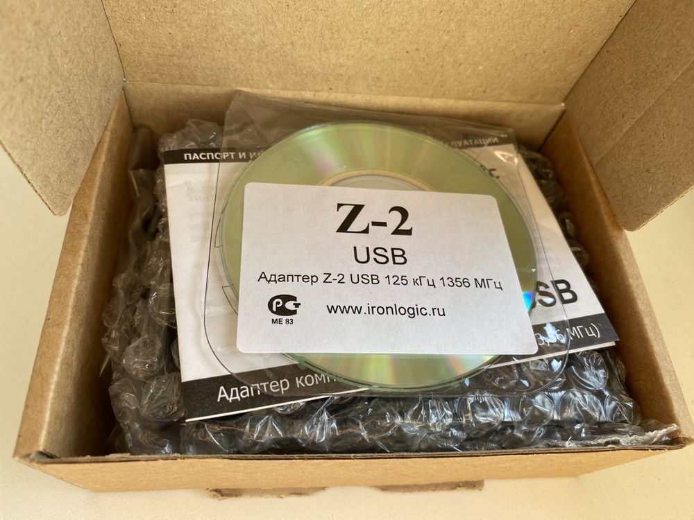 Z-2 USB настольный считыватель 13,56 МГц и 125 кГц