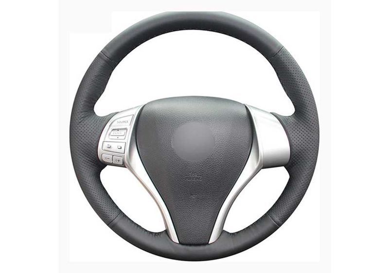 Кожен калъф за волан шиещ, Nissan X-Trail, Qashqai 2014-2017 г.