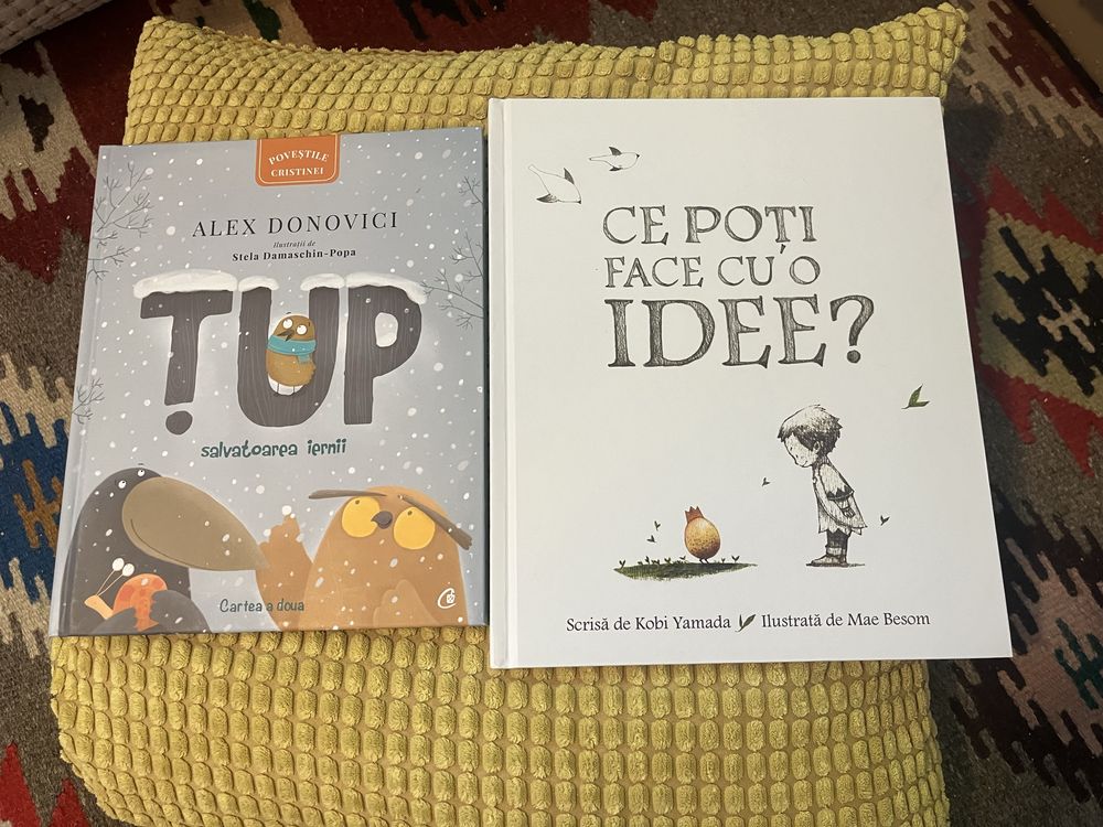 Carti pentru copii Tup salvatoarea iernii+Ce poti face cu o idee?