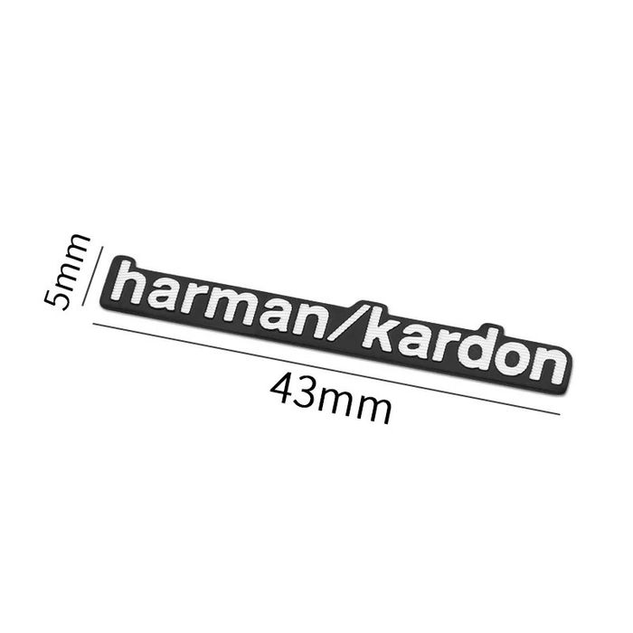 Emblema sticker Audio harman kardon Audi Bmw Renault Vw Kia Mercedes