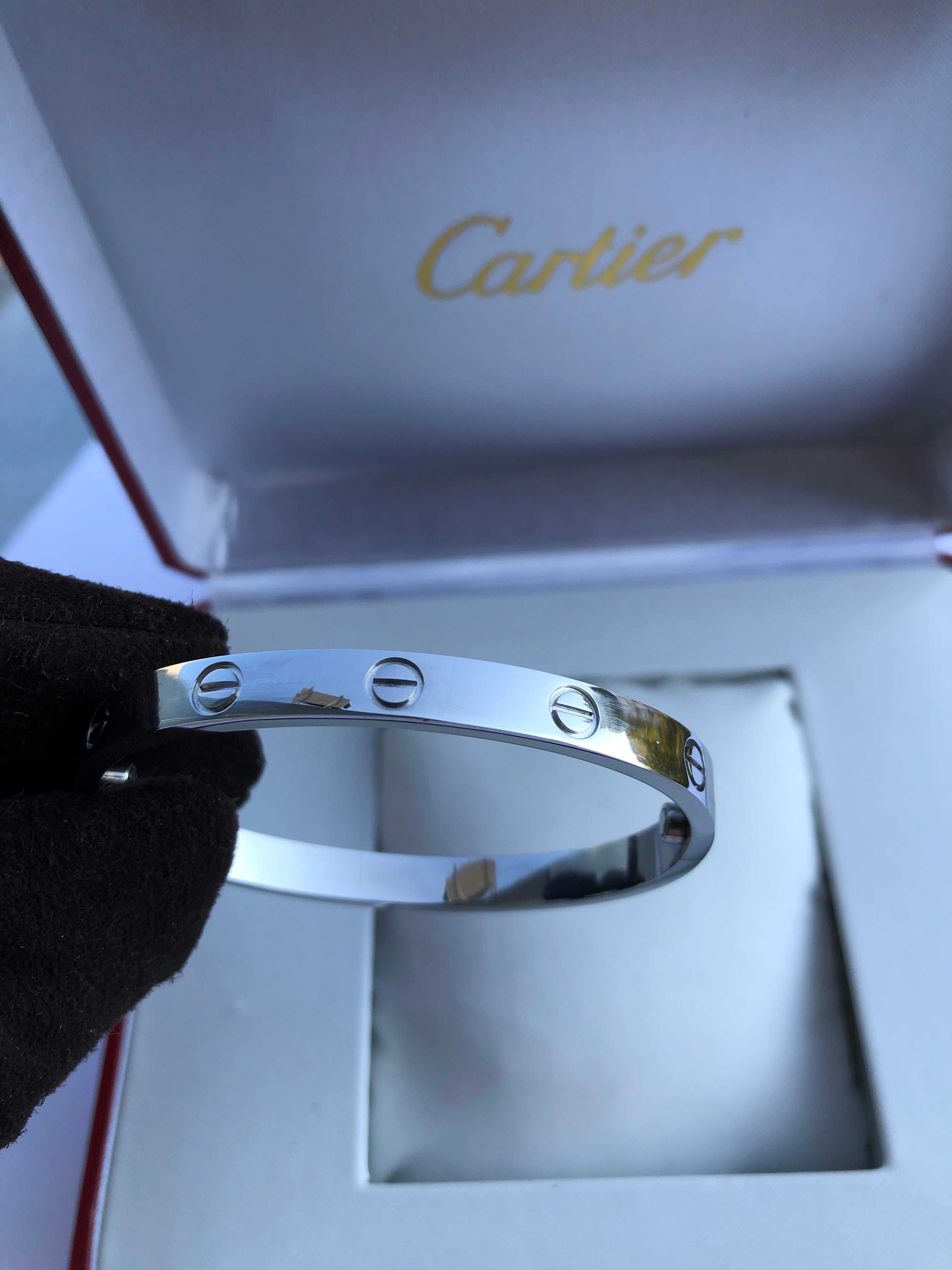 Brățară Cartier LOVE 16 Aur alb 18K