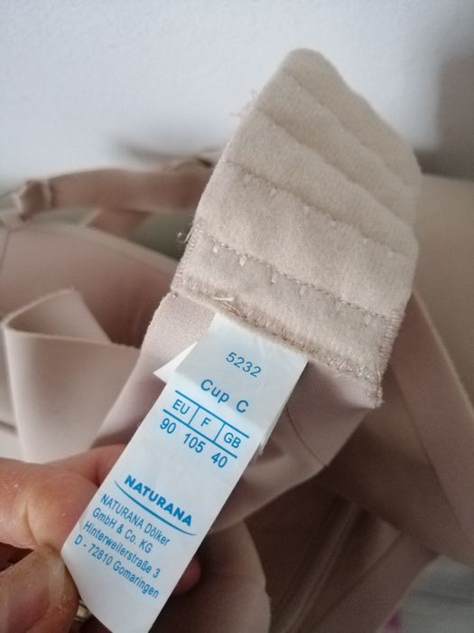 Sutien crem cu efect de miscare Naturana marimea 90 C