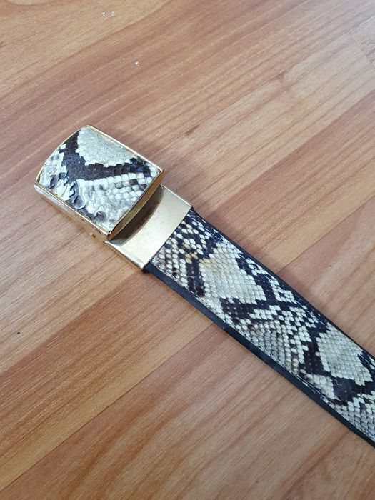 curea piele sarpe piton